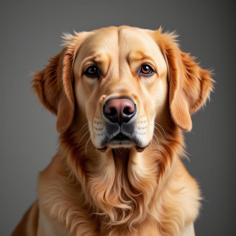 Healthy Dog with Shiny Coat