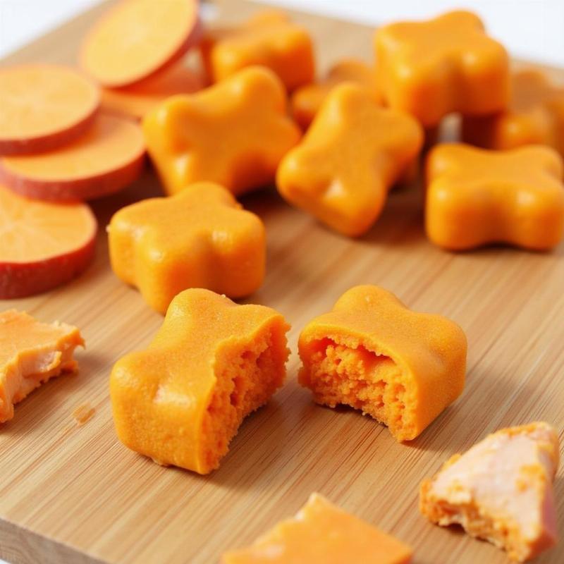 Homemade Sweet Potato Chicken Dog Treats