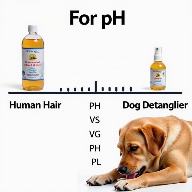 Human vs. Dog Hair Detangler