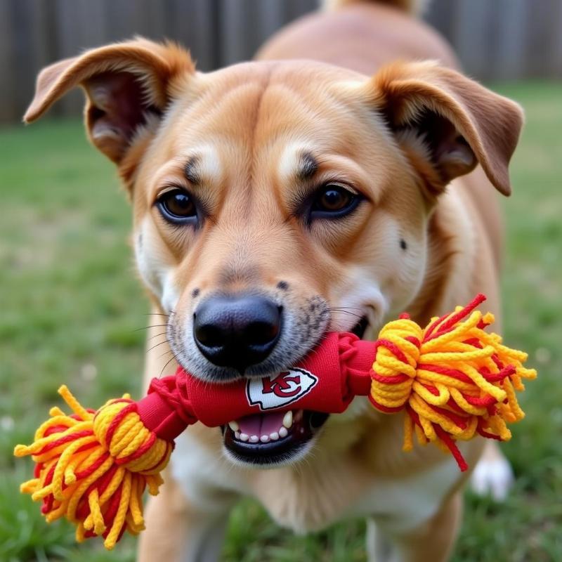 Kansas City Chiefs Rope Dog Toys