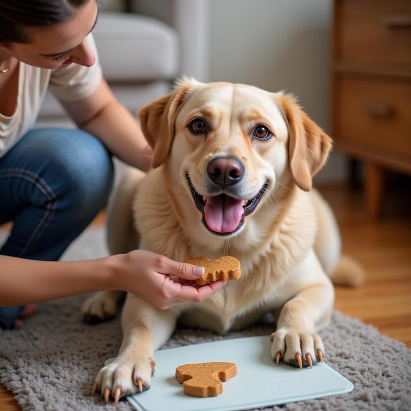 Repeat hygiene habits for older dogs