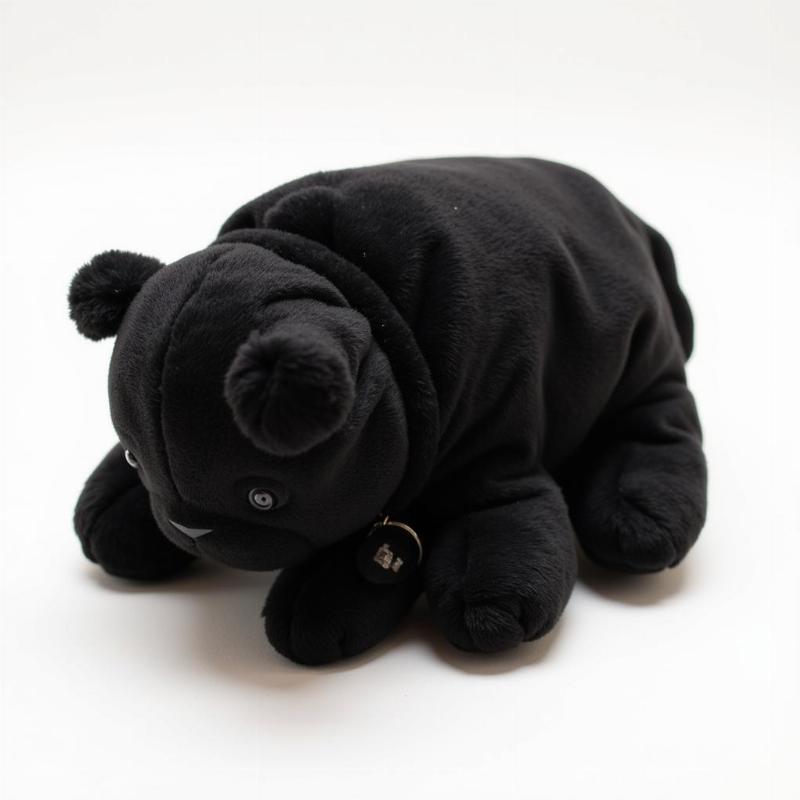 Plush Lump of Coal Dog Toy