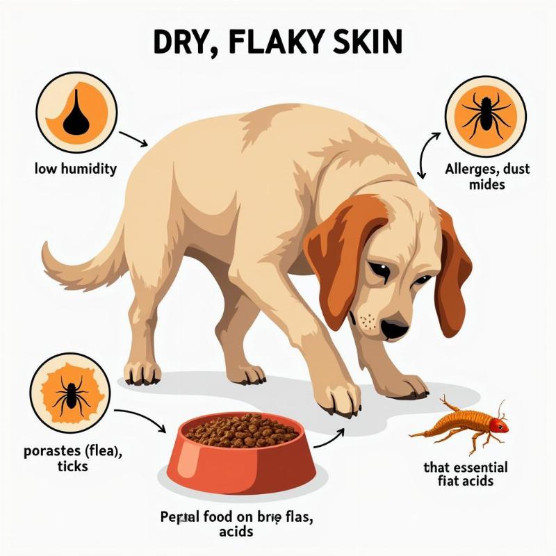 Causes of Dry Skin in Dogs