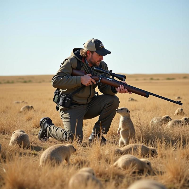 Prairie dog hunting in South Dakota