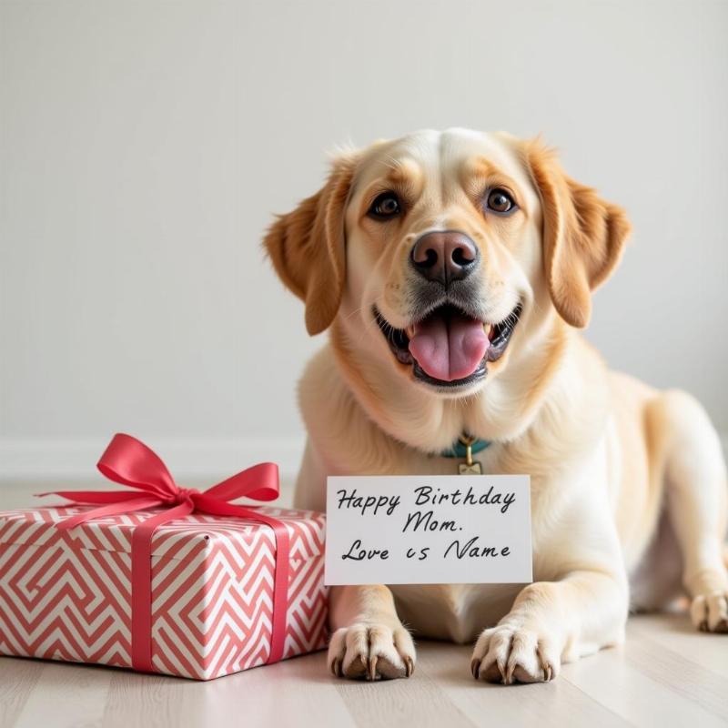 Birthday gifts for mom from dog