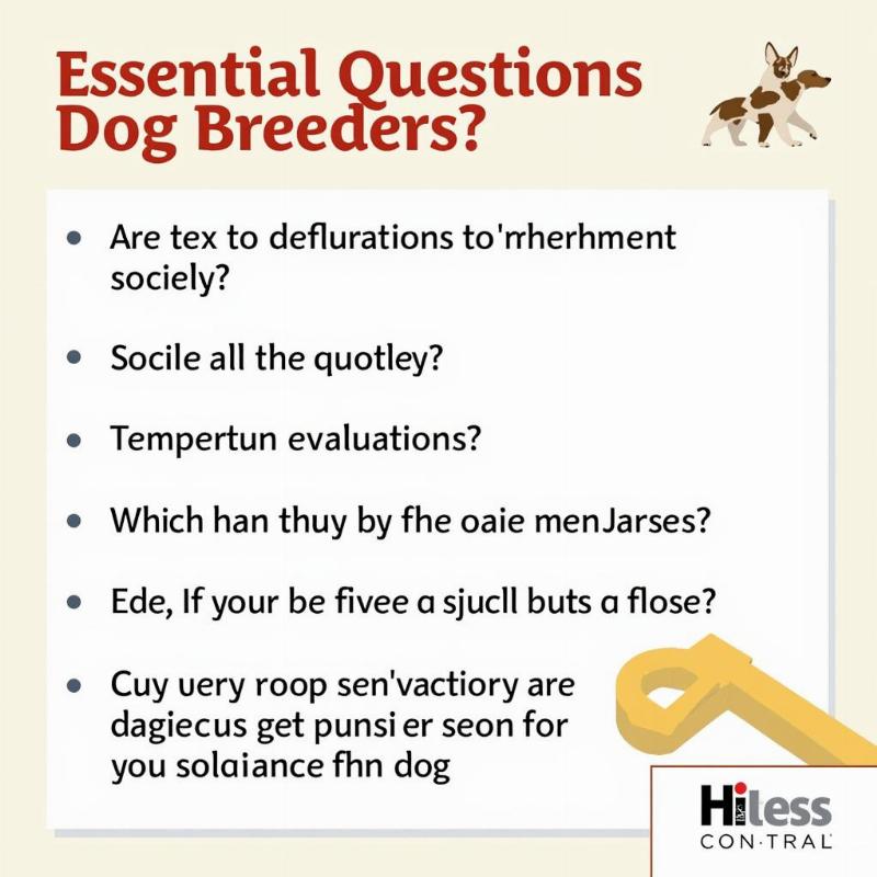 Questions to ask breeders