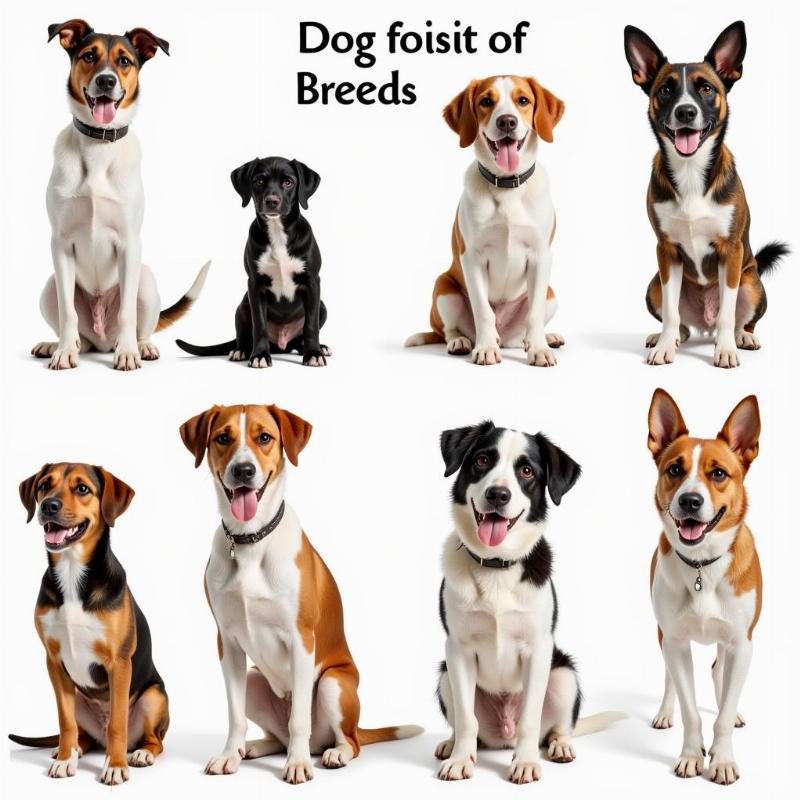 Various Dog Breeds