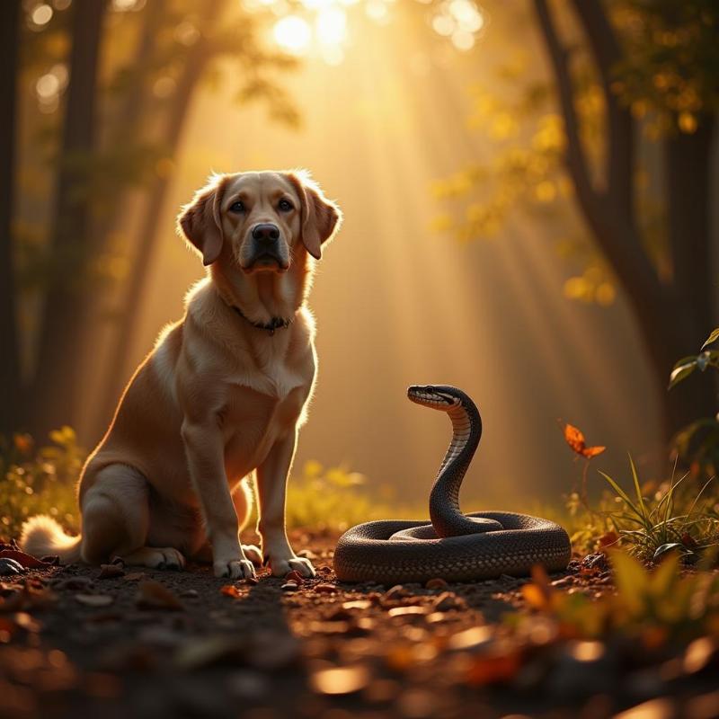 Snake and Dog Dream Meaning