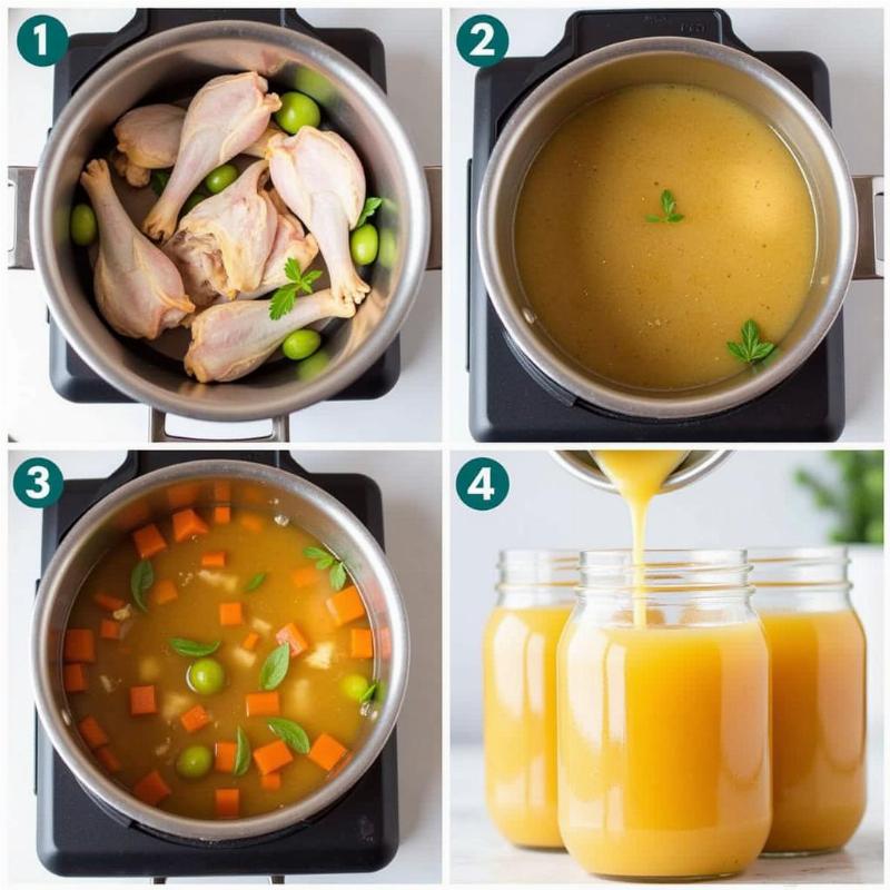 Step-by-step Chicken Bone Broth for Dogs