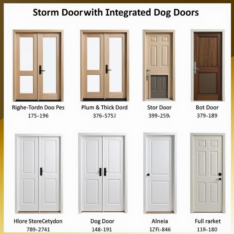 Storm Door Dog Door Options