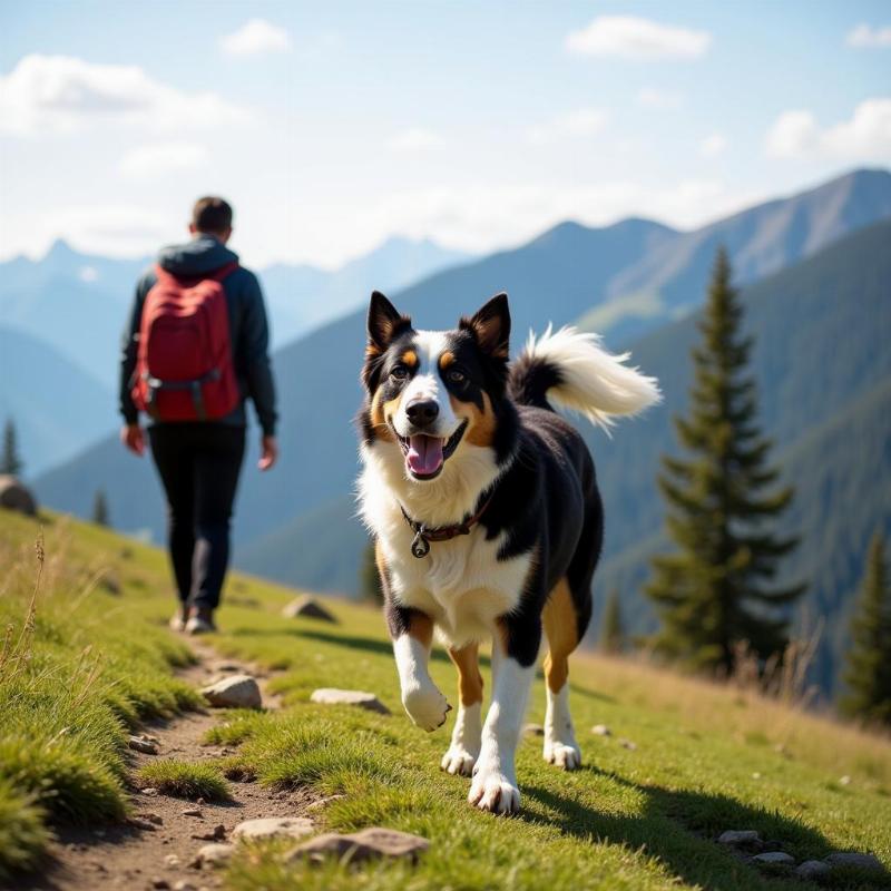 Swissnese Hiking with Owner