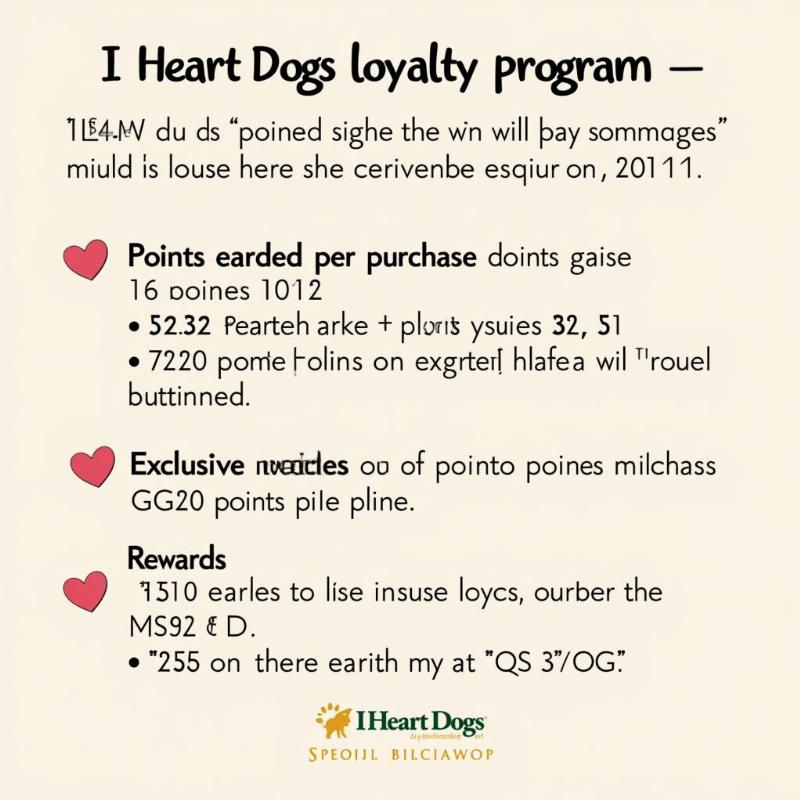 Participating in I Heart Dogs' promotional programs