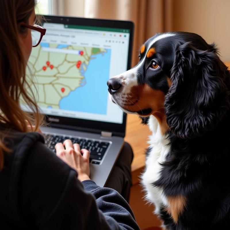 Finding Bernese Mountain Dog Breeders in North Carolina